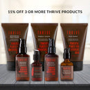 THRIVE Natural Shave Oil for Men, 2 Ounces (60mL) – Replaces Pre-Shave Oils, Shaving Creams, Gels, and Foams – Shaving Oil Made in USA with Organic & Unique Premium Natural Ingredients – Vegan Thrive Natural Care