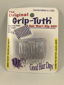 Good Hair Days Grip Tuth Hair Combs 40072 Set of 2, Clear 1 1/2" Wide Combs Good Hair Days