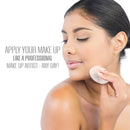 2 Pack Silicone Makeup Sponge [Washable] Premium Quality - Gel Foundation Makeup and Puff BB - Best Silisponge Cosmetic Beauty Tools Blender [Clear] Nylea