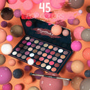 EYESEEK Matte Eyeshadow Palette Makeup Brushes Set 45 Shades Shimmer Smoky Glitter Eyeshadow Pallet High Pigmented Metallic Makeup Palette Long Lasting Waterproof Eye Shadow