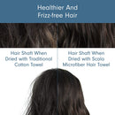 Scala Microfiber Hair Towel Wrap - Magic Instant Quick Dry Turban Twist for Women. Anti Frizz Curly, Straight, Color Treated, Hair. (2 Pack) Scala Store