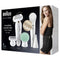 Braun Epilator Silk-épil 9 Flex 9-300 Beauty Set, Facial Hair Removal for Women, Shaver & Trimmer, Cordless, Rechargeable, Wet & Dry, FaceSpa Braun Store