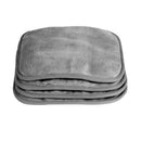Eurow Makeup Removal Cleaning Cloth, 8 by 8 Inches, Gray, Pack of 4 Eurow