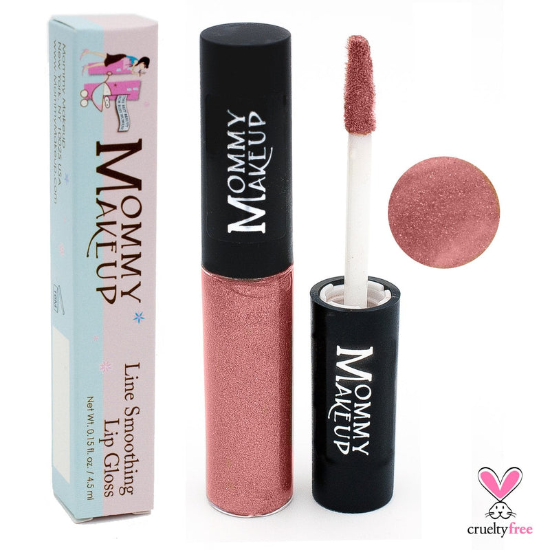 Line Smoothing Lip Gloss - Long lasting, Paraben-free, with Brown Algae and Golden Seaweed, Clinically Tested - [Brandy Girl] Mommy Makeup