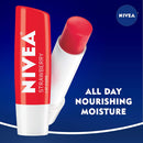 NIVEA Strawberry Lip Care - Tinted Lip Balm for Beautiful, Soft Lips - Pack of 4 NIVEA Store