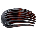 Camila Paris CP2431 French Hair Side Comb Small 3 inch Tortoise Shell, Flexible Durable Cellulose Hair Combs, Strong Hold Hair Clips for Women, No Slip Styling Girls Hair Accessories Made in France Camila