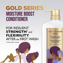 Pantene Gold Series Shampoo & Conditioner Moisture Boost with Argan Oil, for Natural, Coily, and Curly Hair, 29.2 Oz Each Pantene