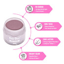 OneDor Nail Dip Dipping Powder – Acrylic Color Pigment Powders Pro Collection System, 1 Oz. (21 - Eggplant) Onedor