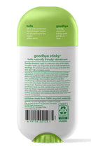 hello Deodorant With Shea Butter for Women + Men, 24 Hour Odor Protection - Sweet Coconut, Fresh Citrus, and Clean + Fresh, No Aluminum, + No Baking Soda, Vegan & Parabens Free, 2.6oz, 3 count hello