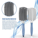 Osensia Curly Hair Brushes for Women with Nylon and Boar Bristle Brush for Women - Detangling Brush for Black Natural Hair - Hair Detangler Paddle Hair Brush for Thick Hair Women Osensia