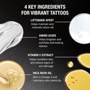 Stories & Ink Vibrancy Serum for Healed Tattoos, Brightening Treatment with Vitamin C to Revive Faded Tattoo Color, Lightweight Tattoo Care, Vegan, 2 Fl Oz / 60ml Infinity Warehouse