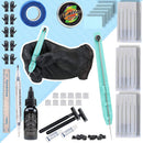Hand Poke and Stick Tattoo Kit - Clean & Safe Stick & Poke Tattoos - DIY Tattoo Kit (Premium Hand Poke Tattoo Kit) Looney Zoo