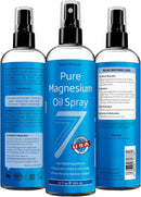 Seven Minerals Pure Magnesium Oil Spray, Big 12oz, USP Grade, Extra Strength, for Feet, Sleep, Muscle Pain & Cramps - Mined in The USA Infinity Warehouse