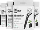 The Humble Co. Natural Dental Floss Picks (200 Count) - Vegan, Eco Friendly, Sustainable Dental Flossers with Grip Handle, Zero Waste Plaque Remover for Oral Care with a Fresh Feel (Charcoal) The Humble Co.