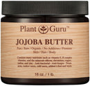 Jojoba Body Butter 16 oz. 100% Pure Raw Fresh Natural Cold Pressed. Skin Body and Hair Moisturizer, DIY Creams, Balms, Lotions, Soaps. Plant Guru