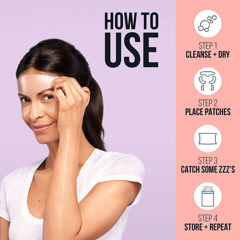 SiO Beauty FaceLift | Neck, Forehead, Eye & Smile Anti-Wrinkle Patches | Overnight Smoothing Silicone Patches For Face, Neck, Forehead, Eye & Smile Fine Lines And Signs Of Aging SiO Store