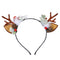 Christmas Reindeer Antlers Headband Hair Clips Hair Hoop Girl Beauty Headdress Reindeer Antler Headband Cute Deer Headband Hair Accessory Antler 6 ywduoying