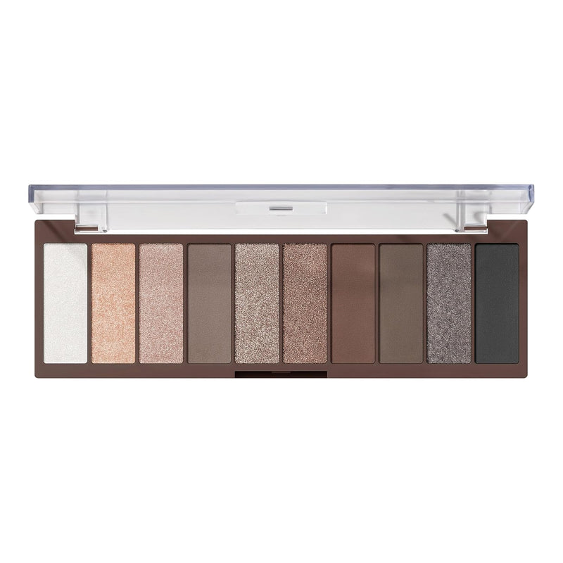 e.l.f. Perfect 10 Eyeshadow Palette, Ten Ultra-pigmented Blue & Purple Metallic Shades, Blendable Formula, Vegan & Cruelty-Free, Intergalactic - Infinity Warehouse