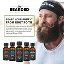 Live Bearded: Beard Oil - American - Premium Beard and Skin Care with Jojoba Oil - 1 fl. oz. - Beard Itch and Dry Skin Relief - Handcrafted with All-Natural Ingredients - Made in the USA Live Bearded