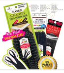 Naked Human Hair Crochet Braids Pre-Loop Type Bohemian Curl (3-pack [18"], NATURAL) Naked Wig
