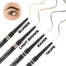 Billion Dollar Brows On Point Waterproof Micro Eyebrow Pencil - Blonde, Super-fine and Self-sharpening Tip for Natural, Blendable Lines billion dollar brows