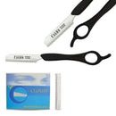 Facón Professional Hair Styling Thinning Texturizing Cutting Feather Razor + 10 Replacement Blades FACON