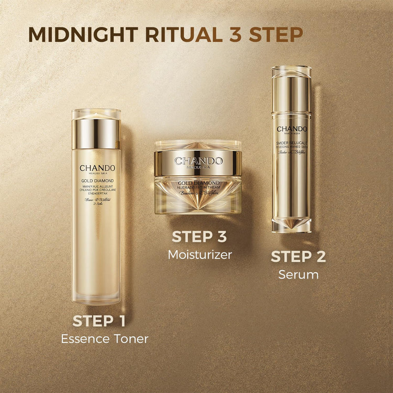 Gold Diamond Multi Anti-aging Cream (55g/1.94oz) - Super Multi-Corrective, Sculpting, Firming, Tightening, Anti-Wrinkle, Moisturizing Night Cream with Tri-peptide, Hyaluronic Acid Infinity Warehouse