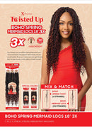 Outre Crochet Braids X-Pression Twisted Up 3X Boho Spring Mermaid Locs 18" (5-pack, 4) Outre Braids