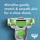 Gillette Mach3 Sensitive Razors for Men, 1 Gillette Razor, 5 Razor Blade Refills, Designed for Sensitive Skin Gillette