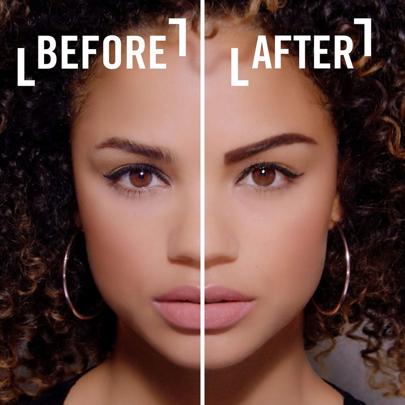 Rimmel Brow This Way Sculpting Kit, Dark Brown, Powder 0.04 oz., Wax 0.03 oz., Brow Sculpting & Styling Kit with Eyebrow Wax & Setting Powder Rimmel