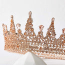 SWEETV Jeweled Queen Crown for Women, Full Round Baroque Tiaras and Crowns, Crystal Costume Party Headpieces for Wedding Birthday Halloween Prom,Pink SWEETV Store
