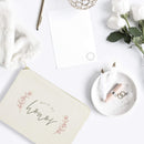 The Cotton & Canvas Co. Floral Maid of Honor Wedding Cosmetic Bag, Bridal Party Gift and Travel Make Up Pouch The Cotton & Canvas Co.