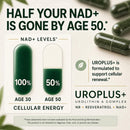 Urolithin A Supplement - 1250mg 10-in-1 Liposomal Complex - NAD+, Nicotinamide Riboside & Resveratrol Mitochondrial, Cellular Energy & Longevity Support, Healthy Aging & Muscle Recovery - 60 Veg Caps Infinity Warehouse
