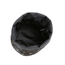Jadyn B Cinch Top Compact Travel Makeup Bag and Cosmetic Organizer for Women (Deco Frond) Jadyn