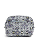 Vera Bradley Women's Medium Cosmetic Makeup Organizer Bag, Plaza Tile-Recycled Cotton, One Size Vera Bradley