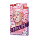 Red By Kiss Glitter Bonnet Premium Quality Sleeping Hair Bonnet Hair Cap, Super Jumbo (Pink Pearl) Red by Kiss
