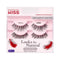 KISS Looks So Natural False Eyelashes Double Pack, Lightweight & Comfortable, Natural-Looking, Tapered End Technology, Reusable, Cruelty-Free, Contact Lens Friendly, Style Sultry, 2 Pairs KISS