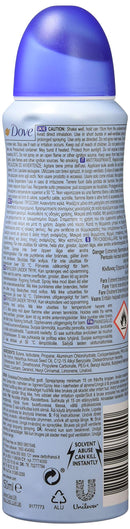 Dove Antiperspirant Body Spray 150Ml Talco Pack (2) Dove