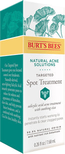 Burt's Bees Natural Acne Solutions Targeted and Minimizing Spot Treatment for Oily Skin, 0.26 Oz (Package May Vary) Burt's Bees