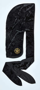 KISS RED Premium Bow Wow X Power Wave Crushed Velvet Durag (Black) Kiss Store