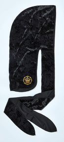KISS RED Premium Bow Wow X Power Wave Crushed Velvet Durag (Black) KISS