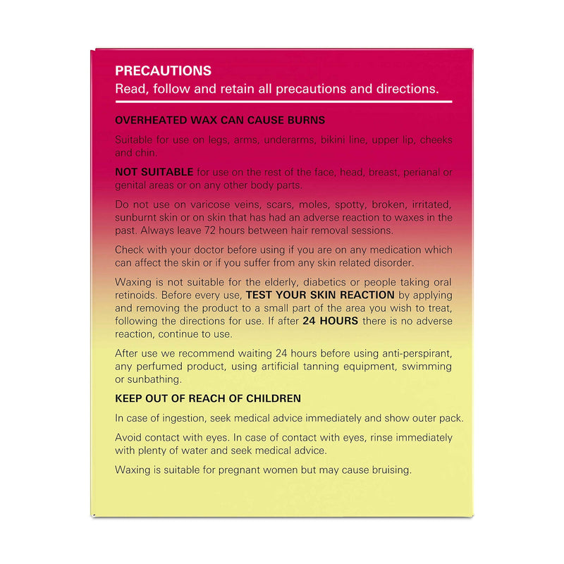 Veet Sugar Wax Hair Remover - Contains 12 Fabric Strips & 1 Spatula with a Temperature Indicator (Pack of 3) Veet