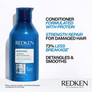 Redken Extreme Shampoo and Conditioner | For Damaged Hair | Hair Strengthen & Repair Damaged Hair | Infused With Proteins REDKEN