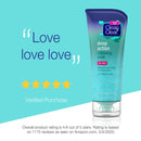 Clean & Clear Deep Action Oil-Free Exfoliating Facial Scrub for Deep Pore Cleansing, Cooling Face Wash with Natural Exfoliating Beads, Refreshing and Invigorating Daily Face Scrubber, 5 oz (Pack of 3) Clean & Clear