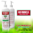 GLY MIRACLE Skin Humectant 16 Ounce Pump Bottle Deep, Nourishing Hydration for Dry, Cracked, Irritated Skin; Hands, Cuticles, Feet, Face, Body, Non- Greasy; Smooths & Softens; UNSCENTED GLY MIRACLE