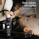 Pure NV Violet Brightening Cleanser- Brightens & Tones Blonde, Gray, and Silver Tones Preventing Brass 33.8oz. Pure NV