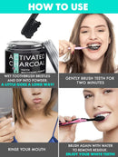 Activated Charcoal Teeth Whitening Powder – Coconut Teeth Whitener – Effective Remover Tooth Stains for a Healthier Whiter Smile - Product of UK by Sunatoria - Improved Formula - Charcoal Teeth White SUNATORIA