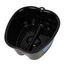 Mantello Foot Soaking Bath Basin - EXTRA LARGE Foot Soaking Tub - Pedicure Foot Soak - Home Foot Spa (Gloss Black) Mantello
