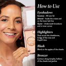 LAURA GELLER NEW YORK The Best of the Best Baked Palette - Full Size - Includes Bronzer, Blush, 2 Highlighters and 3 Eyeshadows - Travel-Friendly Infinity Warehouse