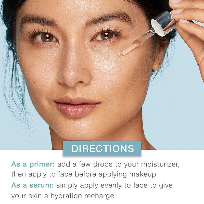 Neutrogena Hydro Boost Glow Booster Primer & Serum, Hydrating & Moisturizing Face Serum-to-Primer Hybrid, Infused with Purified Hyaluronic Acid & Designed to Instantly Hydrate, 1.0 fl. oz Neutrogena